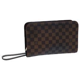 LOUIS VUITTON Damier Ebene Saint Louis Pochette N51993 LV Auth ac2951 Autre