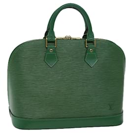 Louis Vuitton-LOUIS VUITTON Epi Alma Hand Bag Borneo Green M52144 LV Auth 70111-Other