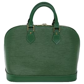 Louis Vuitton-LOUIS VUITTON Epi Alma Hand Bag Borneo Green M52144 LV Auth 70111-Other