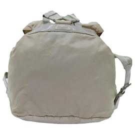 Prada-PRADA Backpack Nylon Beige Auth 72678-Beige