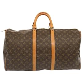 Louis Vuitton-Louis Vuitton-Monogramm Keepall 55 Boston Bag M.41424 LV Auth 71471-Monogramm