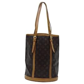 Louis Vuitton-LOUIS VUITTON Monogram Bucket GM Shoulder Bag M42236 LV Auth 72363-Monogram