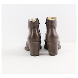 Free Lance-Leather boots-Brown