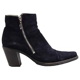 Free Lance-Leather boots-Blue