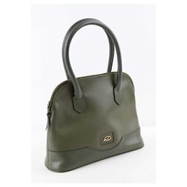 Autre Marque-Leather Handbag-Khaki