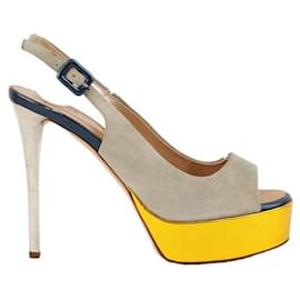 Giuseppe Zanotti-Tacones de gamuza-Gris