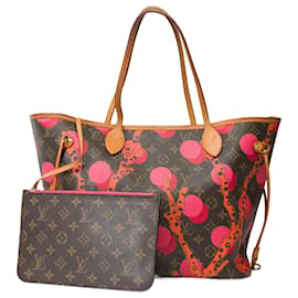 Louis Vuitton-LOUIS VUITTON Neverfull Bag in Brown Canvas - 101874-Brown