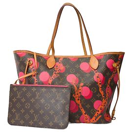 Sac LOUIS VUITTON Neverfull en Toile Marron - 101874 Marron