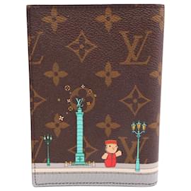 Louis Vuitton-Louis Vuitton Passport cover-Brown