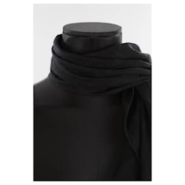 Givenchy-wool scarf-Black