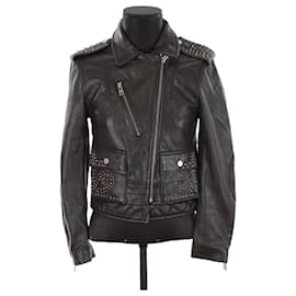 Zadig & Voltaire-Leather coat-Black