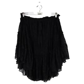 Jean Paul Gaultier-Black mini skirt-Black