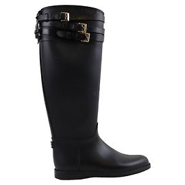 Burberry Botas de couro Preto