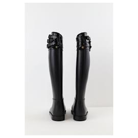 Burberry-Leather boots-Black