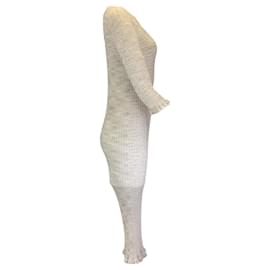 Autre Marque-Veronica Beard Sand Multi Richie Knit Dress-Beige