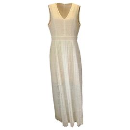 Elie Tahari Robe Raine en dentelle blanche / robe formelle Blanc