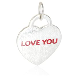 Tiffany & Co-TIFFANY & CO. Herzanhänger „Love You“ aus Sterlingsilber-Andere