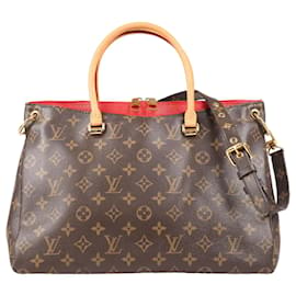 Louis Vuitton-Louis Vuitton Monogram Pallas MM 2Way Handbag in Cherry M41175-Brown