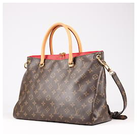 Louis Vuitton-Louis Vuitton Monogram Pallas MM 2Way Handbag in Cherry M41175-Brown