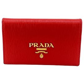 Tarjetero Prada Roja
