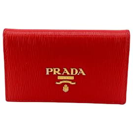 Prada Card Case Red
