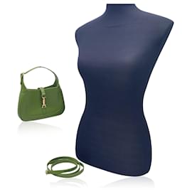 Gucci-Green Leather Mini Jackie 1961 Convertible Hobo Bag-Green