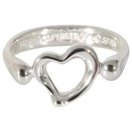 Tiffany & Co-TIFFANY & CO. Elsa Peretti Open Heart Ring in Sterling Silver-Silvery,Metallic