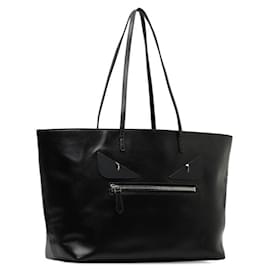 Fendi-Fendi Leather Monster Face Tote Bag  Leather Tote Bag 8BH185 in good condition-Other