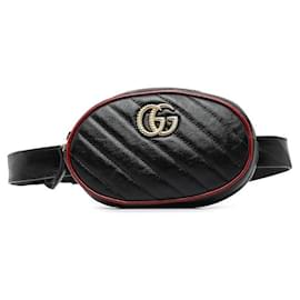 Gucci-Sac ceinture Gucci GG Marmont Sac ceinture en cuir 476434 en bon état-Autre