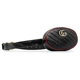 Gucci-Gucci GG Marmont Belt Bag  Leather Belt Bag 476434 in good condition-Other