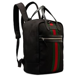 Gucci-Gucci Travel Web Backpack  Canvas Backpack 619748 in excellent condition-Other