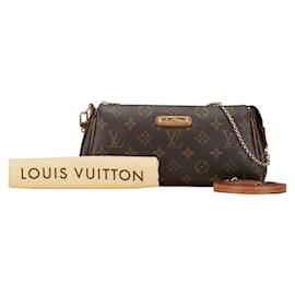 Louis Vuitton-Louis Vuitton Bolso De Hombro De Lona Eva M95567 en buen estado-Otro