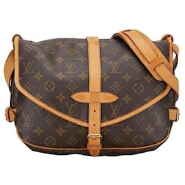 Louis Vuitton-Louis Vuitton Saumur 30 Canvas Shoulder Bag M42256 in good condition-Other
