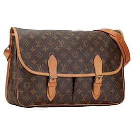Louis Vuitton-Louis Vuitton Giveniere GM Monogram Shoulder Bag Canvas Shoulder Bag M42249 in good condition-Other