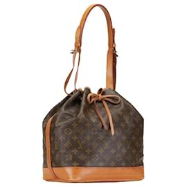 Louis Vuitton-Louis Vuitton Noe Canvas Shoulder Bag M42224 in fair condition-Other