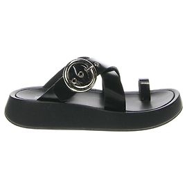Jeffrey Campbell Mules Black Leather Size 40 Black