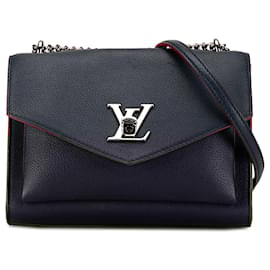 Louis Vuitton-Louis Vuitton Blue My Lockme BB-Blue,Navy blue