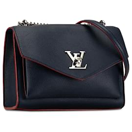 Louis Vuitton-Louis Vuitton Blue My Lockme BB-Blue,Navy blue