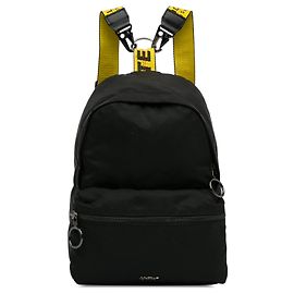 Off White Off-White Black Nylon Industrial Backpack Black