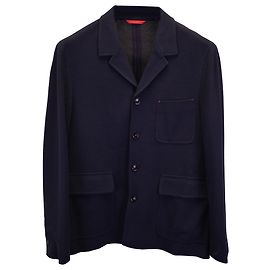 Giacca Carolina Herrera in cotone blu navy Blu Blu navy