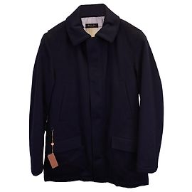 Giacca Storm di Loro Piana in Lana Blu Navy Blu Blu navy