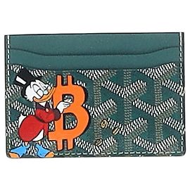 Goyard Scrooge McDuck St Sulpice Cardholder in Green Leather Green