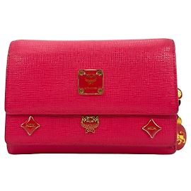 MCM wallet pink wallet card case case medium Pink