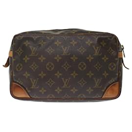 Louis Vuitton-Louis Vuitton Monogram Compiegne 28 Clutch Bag M51845 LV Auth 72339-Monogram