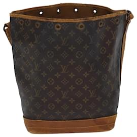 Louis Vuitton-LOUIS VUITTON Monogram Noe Shoulder Bag M42224 LV Auth 71352-Monogram