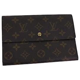 Louis Vuitton-LOUIS VUITTON Monogram Porte Tresol International Wallet M61215 LV Auth ac2980-Monogram