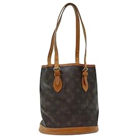 Louis Vuitton-LOUIS VUITTON Monogram Bucket PM Shoulder Bag M42238 LV Auth fm3321-Monogram