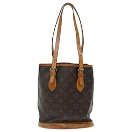 Louis Vuitton-LOUIS VUITTON Monogram Bucket PM Shoulder Bag M42238 LV Auth fm3321-Monogram