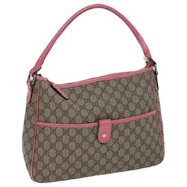 Gucci-GUCCI Borsa a spalla GG Supreme PVC Beige 189898 Auth ac2964-Beige