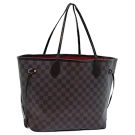 Louis Vuitton-LOUIS VUITTON Damier Ebene Neverfull MM Tote Bag N51105 Bases de autenticación de LV13774-Otro